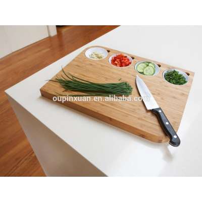 original bamboo cutting board with bowl bamboo chopping blocks for kitchen bowlboard wholesale