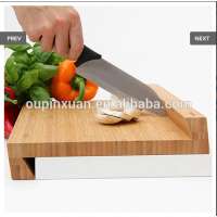 2016 new arrival bamboo lap cutting board Z shape bamboo chopping blocks corner cutting board