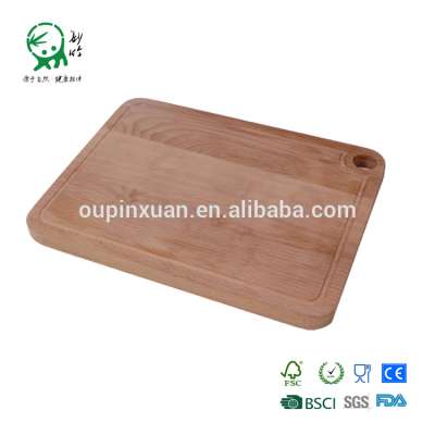 Kitchen tool wooden cutting boards with groove