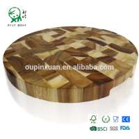 Kitchen round acacia wood chopping board