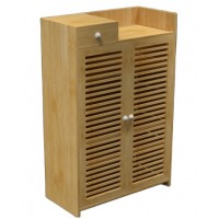 Modern Bamboo Appearance and Home Furniture General Use closet  shoe storage